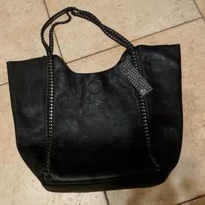 Black large tote